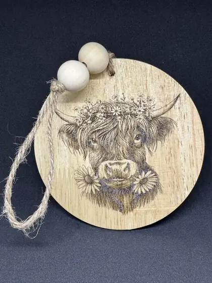 Custom engraved wood and home gift example