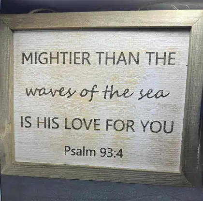Custom engraved wood and home gift example