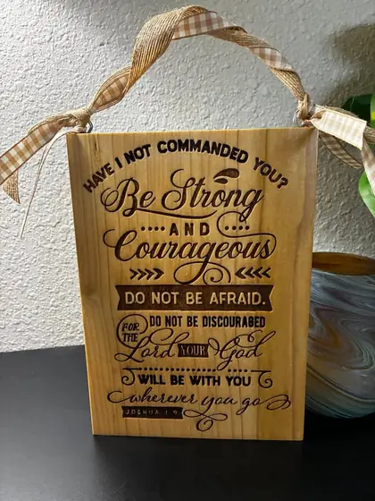 Custom military or keepsake engraving example