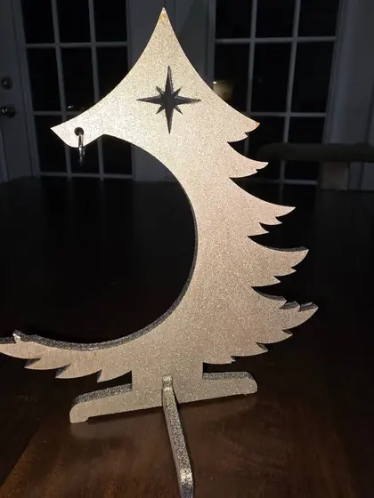 Custom holiday and seasonal engraving example