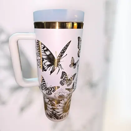 Custom engraved drinkware example