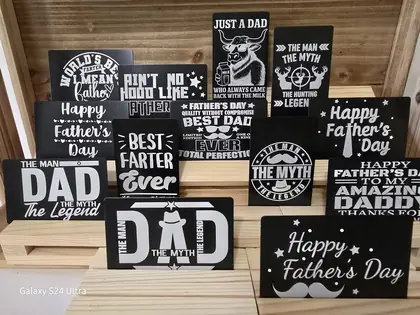 Custom engraved wood and home gift example