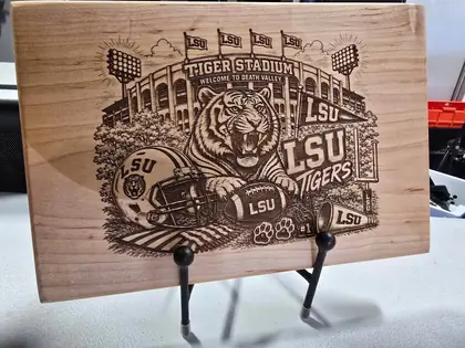 Custom sports and team engraving example