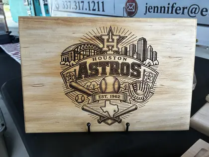 Custom sports and team engraving example