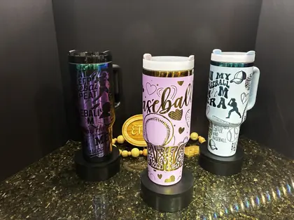 Custom engraved drinkware example