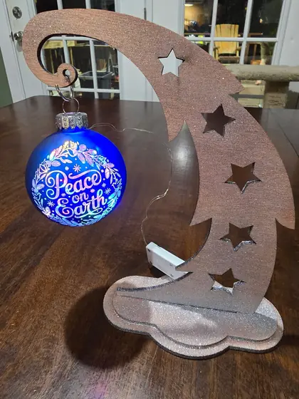 Custom holiday and seasonal engraving example