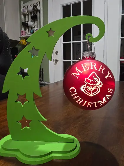 Custom holiday and seasonal engraving example