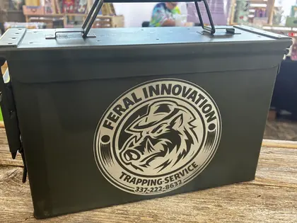Custom laser engraving artwork example