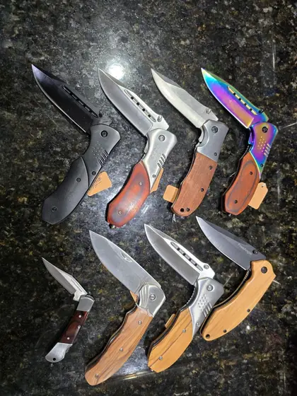 Custom engraved knife or tool example